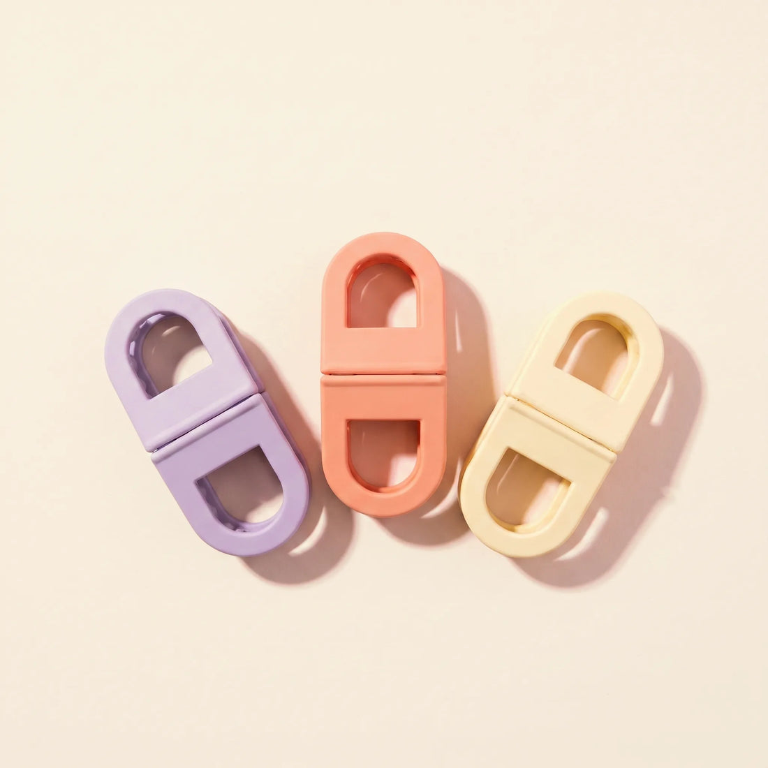Klip "D" - 3 Couleurs Pastel