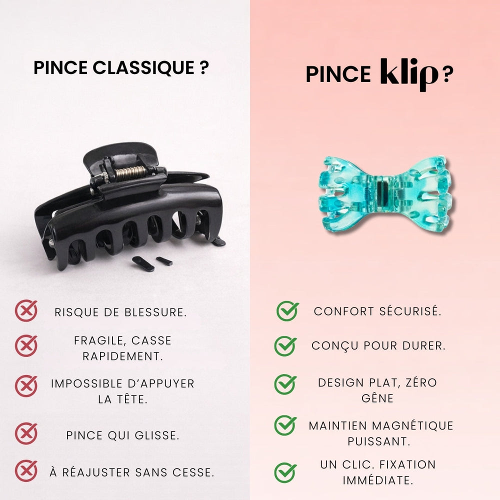 Klip Papillon Black - Barette aimantée - Lot de 3 — visuel 2