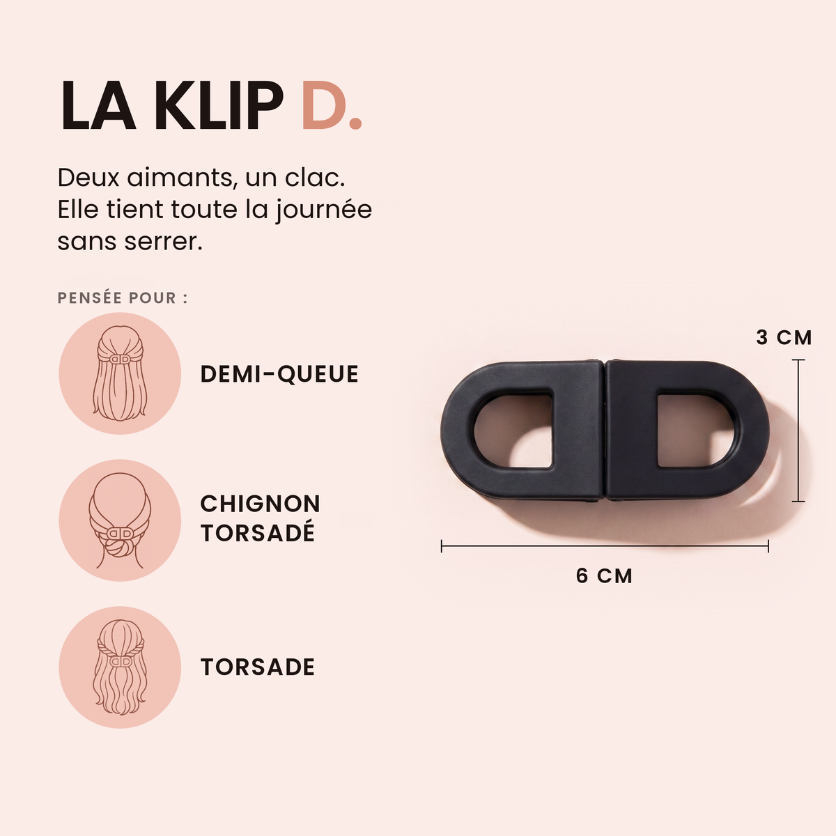 Klip "D" - Pince Magnétique
