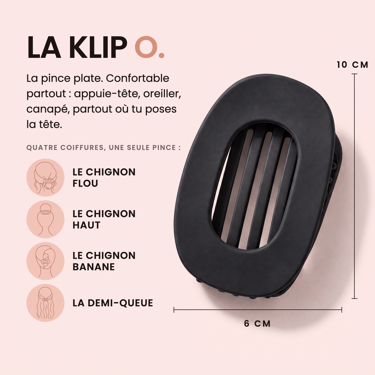 Klip "O" - Pince plate